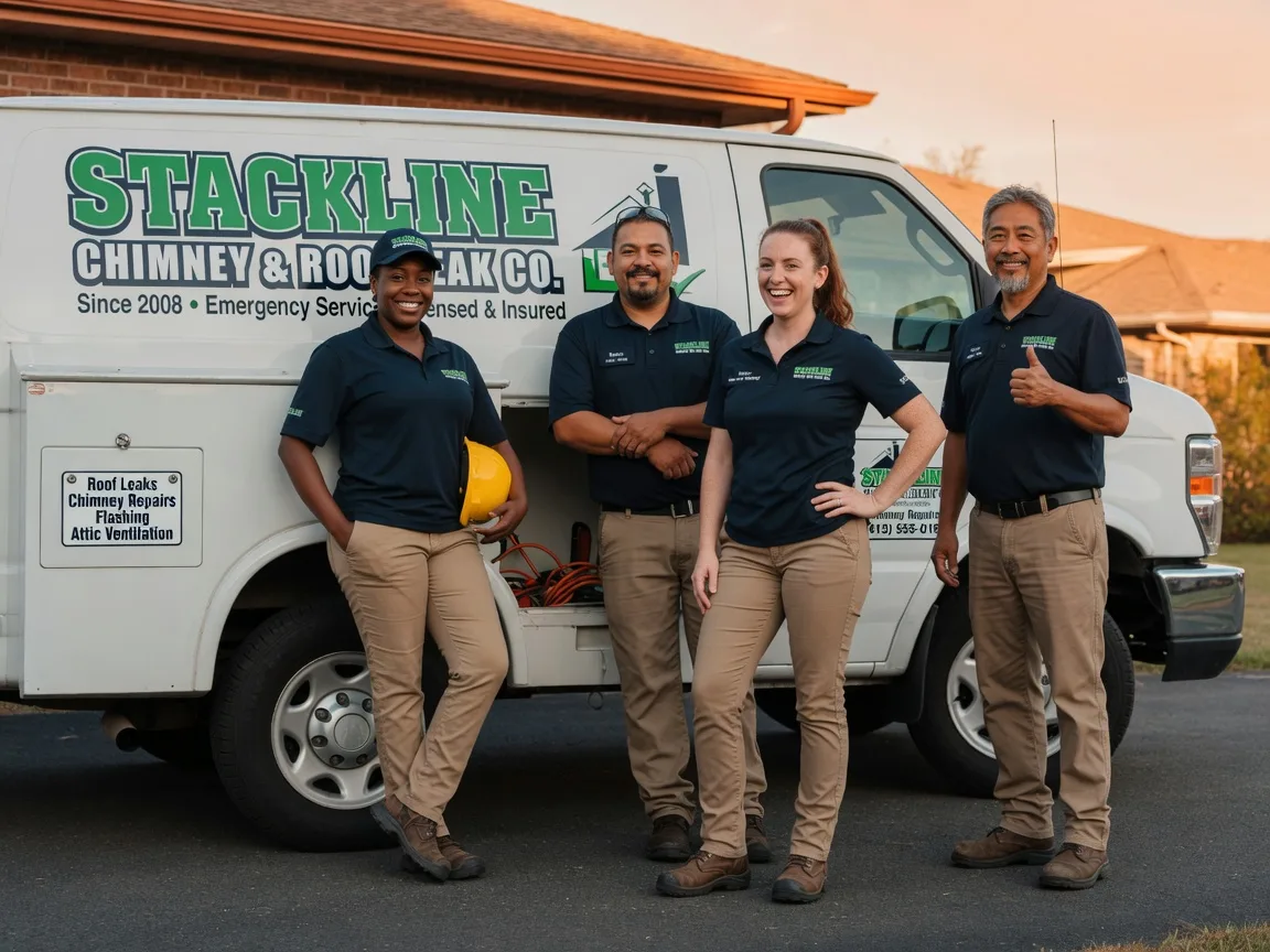 Chimney flashing repair company in Gilbert, AR